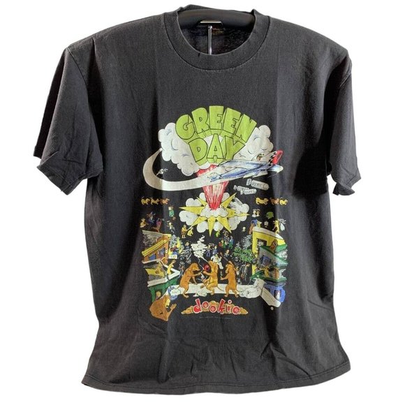 Greenday Shirts 994 Green Day Dookie Tour Vintage Tshirt Xxl